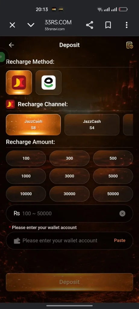 33ES Game Easypaisa